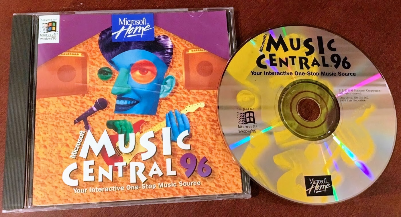 Microsoft Music Central 96 CD (1996)